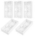 thumbnail image 2 of Miangastore 5Set Junction Box Surface Mount Waterproof Durable PVC Material For Commercial Places, 2 of 8