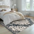 thumbnail image 2 of Alfombra antideslizante Area Rug Yidanamy, lavable, vintage, de 4 x 6 pulgadas, 2 of 8