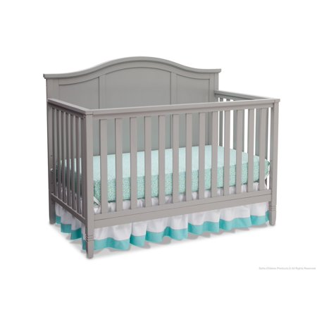 Delta Children Madrid 4 In 1 Convertible Crib Gray Brickseek