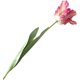thumbnail image 1 of Xiao Hua flores artificiales de tulipán loro 3D, vívidas y decorativas, tacto real, para el hogar, flores artificiales de simulación, color rosa., 1 of 5