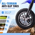 thumbnail image 4 of QEASET 39CC Dirt Bike, Mini Bike 4-Stroke Gas Powered off Road with Max Speed 20MPH, Pull Start, 4 of 9