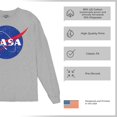 thumbnail image 6 of NASA Meatball Logo Long Sleeve T-shirt Iconic American Astronaut Space Souvenir, 6 of 7