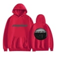 thumbnail image 1 of FOSSKOS ATEEZ Cadeau pour Groupe d'Idoles Masculines, Offrez du Confort aux Fans, Chandails à Capuchon Unisexes, 2TG, Rouge, 1 of 5