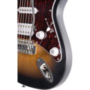 Cort G110OPSB G Series Double Cutaway Electric Guitar. Open Pore Sunburst