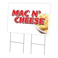 thumbnail image 1 of SignMission C-2436-DS-Mac N Cheese 24 x 36 in. Mac N Cheese Yard Sign & Stake, 1 of 1