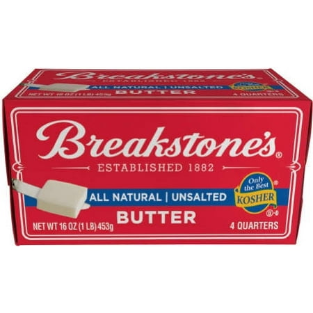 Breakstone's Unsalted Elgin Butter Quarters 18/1#