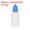 Blue, variant on Uxcell Plastic 15ml/0.5 oz Small Mouth Drop Bottle White, 10 Counts
