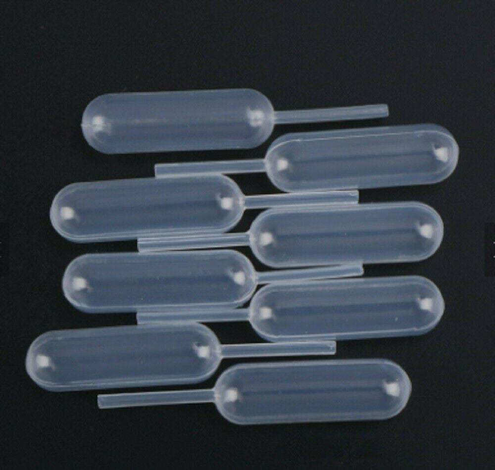 100pcs Plastic Squeeze 4ml Transfer Dropper Disposable Pipettes For Cupcake 