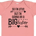 thumbnail image 4 of Inktastic So I'm Little, but I'm Gonna Be a Big Sister Girls Baby Bodysuit, 4 of 5
