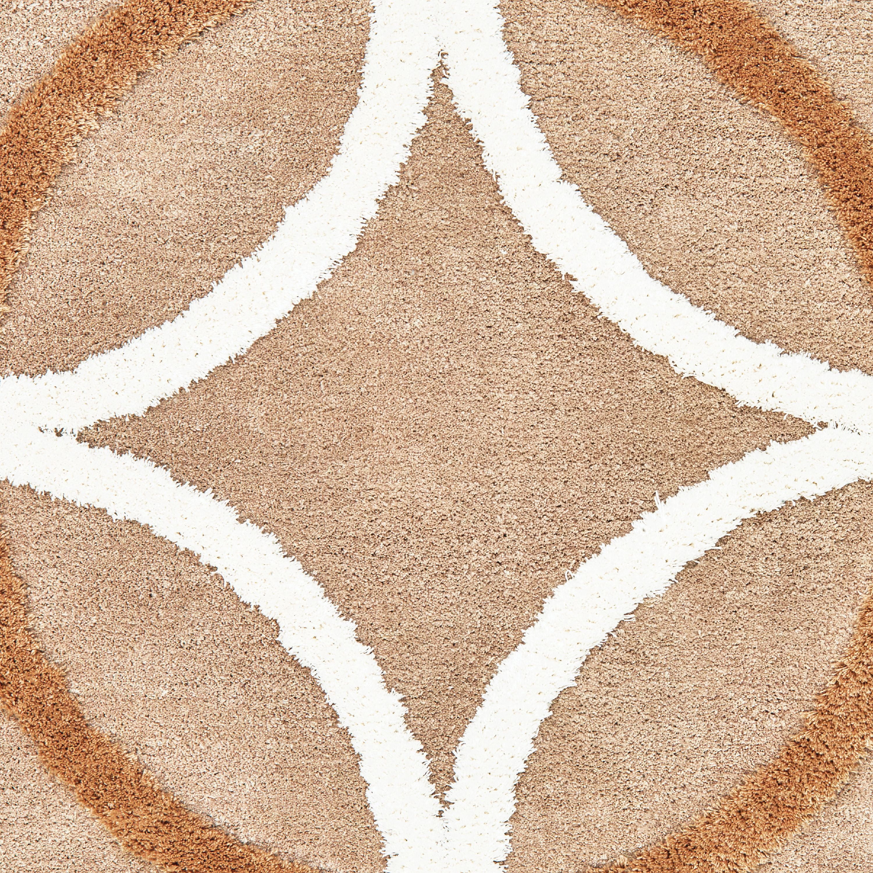 United Weavers Telegonus Oracle Geometric Beige Woven Microfiber Area Rug