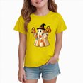 thumbnail image 6 of TOWED22 Halloween Shirts for Girls Boys Graphic Tshirts Tee Short Sleeve Tee Spooky Season Cute Fall Tops, 6 of 7