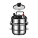 thumbnail image 2 of Mini olla de cocina, utensilios de cocina, envasadora a presión, olla arrocera portátil para acampar, todo Sartén y tapa de vidrio A, 2 of 9