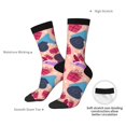 thumbnail image 4 of Picia Snails Print Athletic Socks for Men & Women – Cushioned Moisture-Wicking Crew Socks for Sports, Running, and Training, Soft & Breathable Size 5-11, 4 of 6