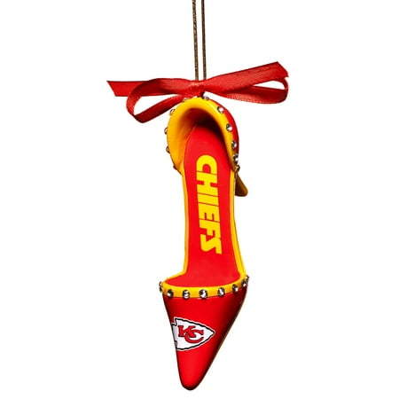 kansas city chiefs high heel shoe christmas ornament kansas city chiefs high heel shoe christmas ornament
