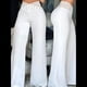 thumbnail image 4 of Pantalones Acampanados con Cinturón para Mujer, Estilo Informal, de Cintura Alta y Pierna . XXL, 4 of 7