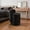 Black | Corduroy, variant on TacleeKii Swivel Accent Barrel Chair, Corduroy Vanity Chair, for Living Room, Makeup Room, Pink