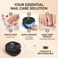 thumbnail image 4 of Nail Fungus Laser LED Light Device – Relieves Thick/Discolored Nails, Deformation & Pain (Black, Rechargeable), 4 of 6