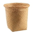 thumbnail image 4 of unbranded  Hyacinth Wicker Waste Basket Small Seagrass Round Wastebasket Storage, 4 of 7