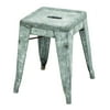 Woodland 49109 Classic Metal Galvanized Counter Stool (Small)