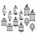 thumbnail image 2 of 12Pcs Halloween Decor Crow and Cage Decoration for Summerween Halloween Indoor Hanging Raven Decor Black Crow Gothic Birthday Party Decoration Haunted Mansion Decor Garland Horror Birthday Supplies A, 2 of 6