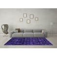 thumbnail image 3 of Ahgly Company Indoor Rectangle Abstract Purple Modern Area Rugs, 7' x 9', 3 of 4