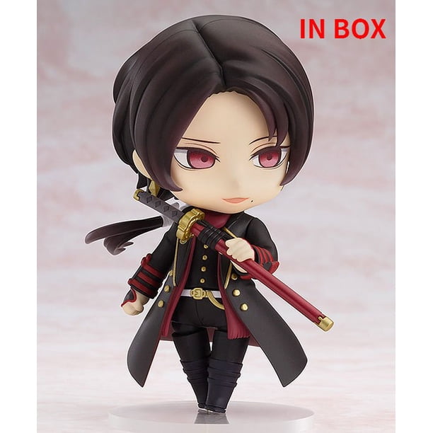 Figura de acción de Anime en línea Touken Ranbu, versión Q de 10CM, Ichigo, Hitofuri, Kashuu, Kiyomitsu, Yagen, Toushirou, cara intercambiable Gong Bohan LED