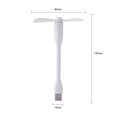 thumbnail image 1 of Mini ventilador USB flexible y flexible para banco de energía, portátil, PC, cargador de CA, ventilador de mano portátil, dispositivo de verano para ordenador, triangulación de envíos Tan Jianjun unisex, 1 of 2