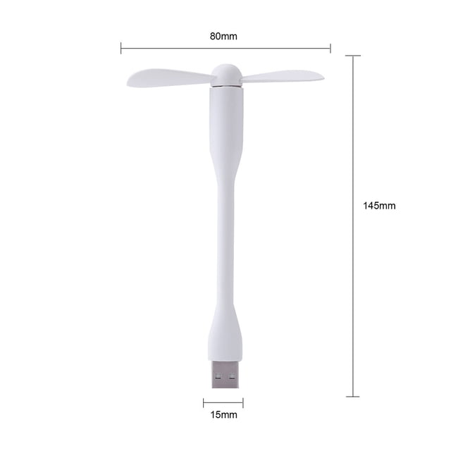 Mini ventilador USB flexible y flexible para banco de energía, portátil, PC, cargador de CA, ventilador de mano portátil, dispositivo de verano para ordenador, triangulación de envíos Tan Jianjun unisex
