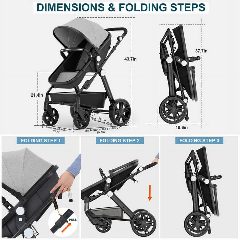 Cynebaby compact pram strollers sale