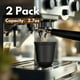 thumbnail image 2 of Juego de Tazas de Café Expreso de Acero Inoxidable de 80 Ml, Paquete de 2 Tazas de Café de Acero Inoxidable 304 de Doble Pared de 2,7 Oz, Color Negro, 2 of 5