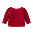 thumbnail image 3 of URMAGIC Newborn Baby Boy Girl Casual Long Sleeve V Neck Button Down Cardigan Sweater, 3 of 8