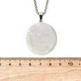 thumbnail image 3 of 304 Stainless Steel Archangel Saint Michael Medal Pendant box Chain Necklaces for Women Stainless Steel color 23.58 inch(59.9cm), 3 of 3