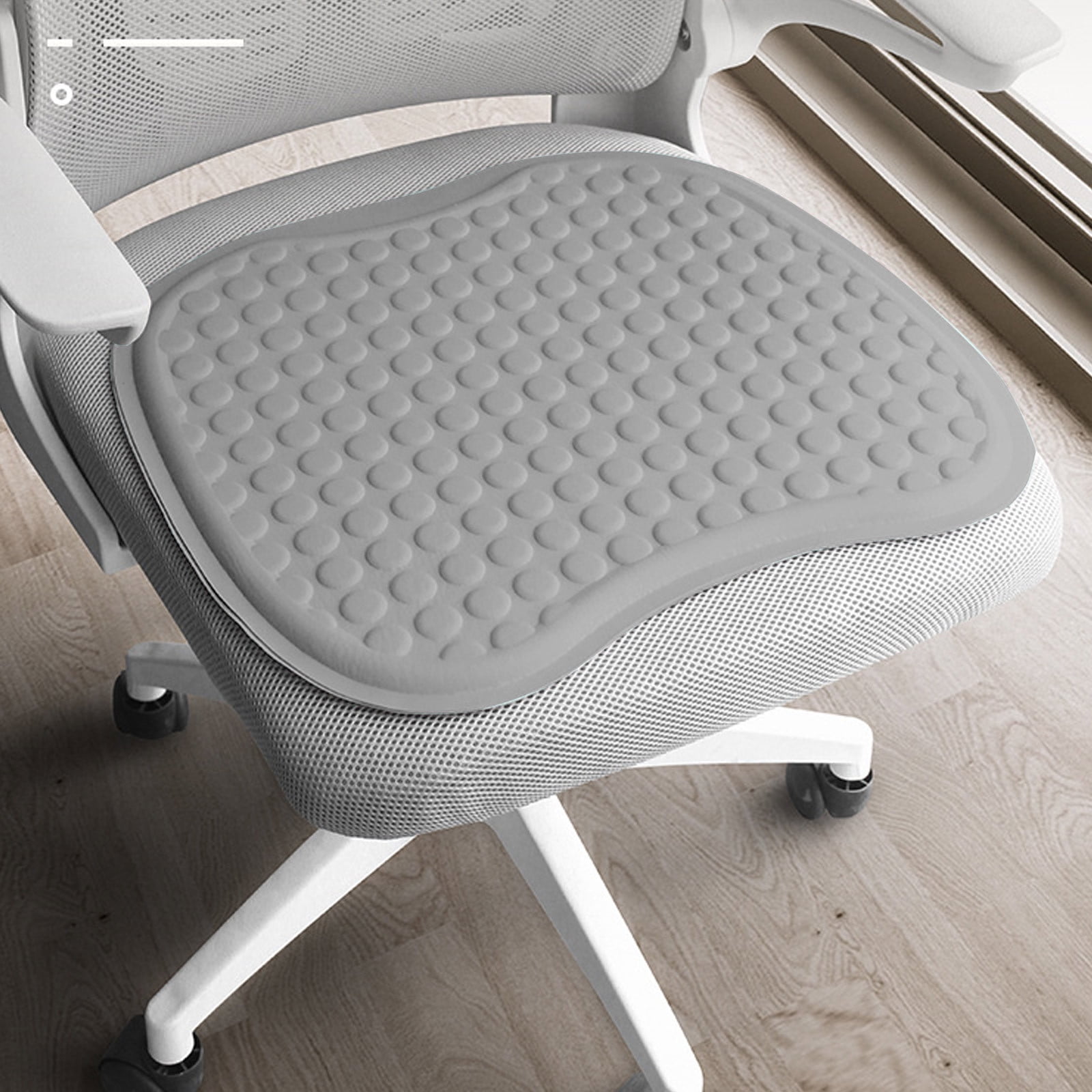 Chair Seat Cushion Ice Silk Seat Cushions for Dining Room Chairs Summer Breathable Cool Cushion Office Sedentary Chair Cushion Breathable Cool Cushion Buttocks Cushion Seat Cushion Chair Cushion Walma...