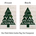 thumbnail image 6 of Christmas Green Tree Garden Flag Vertical Double Sided 12.5x18 Inch Merry Christmas Rustic Wood Quotes Berry Holly Xmas Farmhouse Outdoor Decoration Yard Flag, 6 of 6