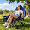 thumbnail image 5 of PNKKODW XL Heated Rocking Camping Chair for Adults,Comfort Outdoor Rocker,Blue with Power Pack,3 Heat Levels,Cup Holder,600D Oxford,Heavy Duty 330 lbs,Folding Chair with Back Support, 5 of 22