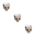 thumbnail image 2 of Billuyoard Macetas para suculentas con calavera, macetas artísticas y duraderas, maceta con cabeza de calavera, maceta con calavera M 4 Type1 NO1, 2 of 6