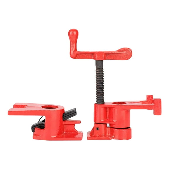 Zoyueyie 1 Set Practical Wood Gluing Pipe Clamp Set Woodworking 1/2" Pipe Clamp Set