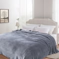 thumbnail image 4 of Super Soft Warm Solid Warm Fleece Blanket Throw Rug Sofa Bedding, 4 of 6