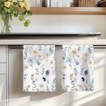 thumbnail image 7 of Blue Yellow Spring Floral Kitchen Towels Set of 4, Watercolor Botanical Flowers Absorbent Dish Towels for Kitchen, Microfiber Hand Towel, Quick Drying Tea Towel for Cleaning Decorative Dishcloths, 7 of 7