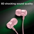 thumbnail image 3 of In Ear Wired Headphones with Microphone and Subwoofer for Mobile Phones TPE Cable Comfortable, 3 of 6