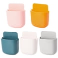 thumbnail image 2 of 5Pcs Boîte de Rangement Créatif Mural Punch Free Mur Suspendu Sundries Organisateur Télécommande Support de Stockage Rack, 2 of 6