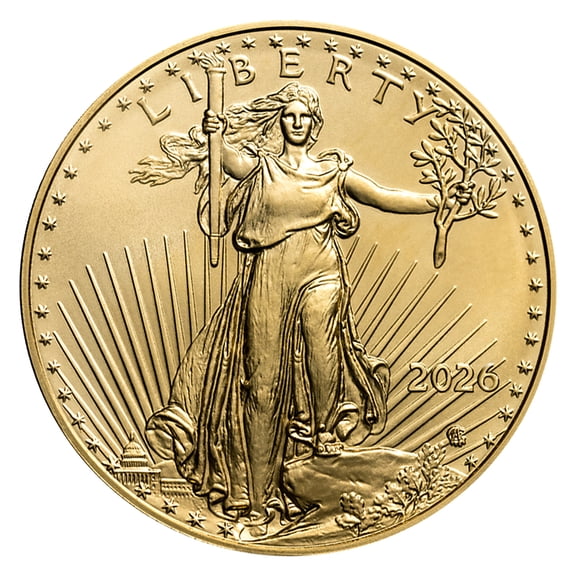 2026 1/10 oz American Gold Eagle Coin BU