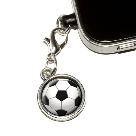 Soccer Post Sporting Goods - Soccer Ball Sporting Goods Sportsball Mobile Phone Charm