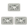 thumbnail image 4 of Destyer Floor Rug Soft Indoor Decor Wide Applications for Kitchen Doorway Bedroom Flower Rectangular 40x60cm 3Set, 4 of 6