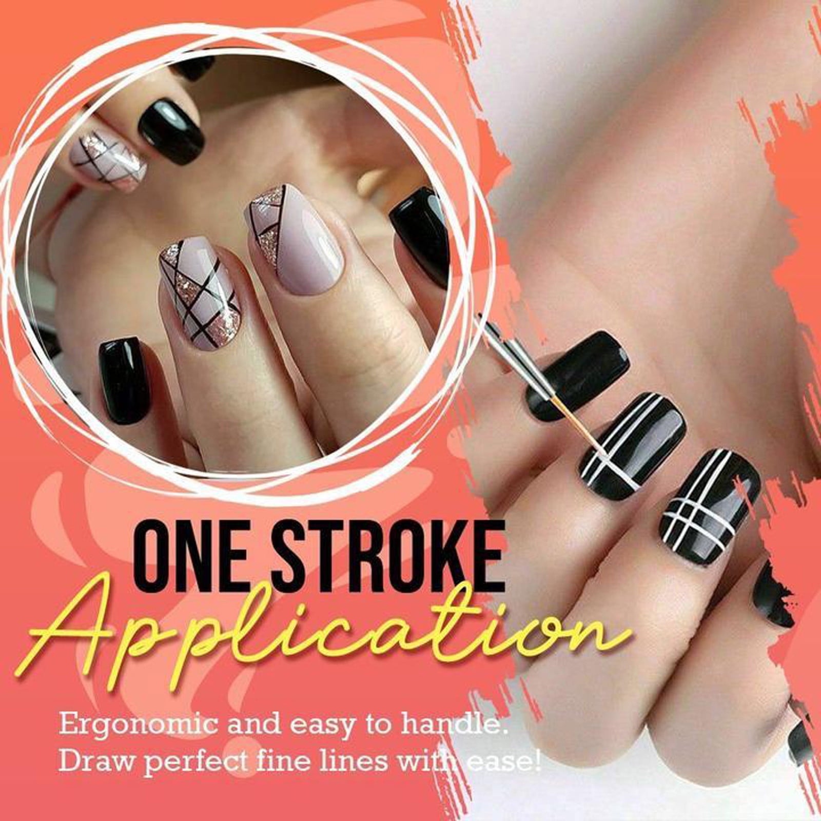 Nail Things You Need Nail Dot Pen Cute Nails Styles False Nail Holder for Designing Loyalty Cards for Nail Salon Nail Things for Kids Nail Stamping Polish Fall Colors Loyalty Cards for Nails Manicure