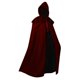 thumbnail image 2 of Mens Halloween Hooded Cloak Costumes Party Cape Halloween Men's Party Middle Ages Cloak Gothic Long Cape, 2 of 5