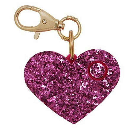 Super-Cute Personal Safety Alarm for Women - 115 Decibel Panic button charm with LED Safety Light and key chain clip.