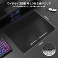 thumbnail image 5 of ATTACK SHARK CM05SE Glass Gaming Mouse Pad,16.14x12.20 in Tempered Glass Hard Mouse Pad with Nano-Textured Surface, Non-Slip PU Leather Base,9H Scratch Resistant Large Mouse Mat for FPS &PC Gaming, 5 of 9