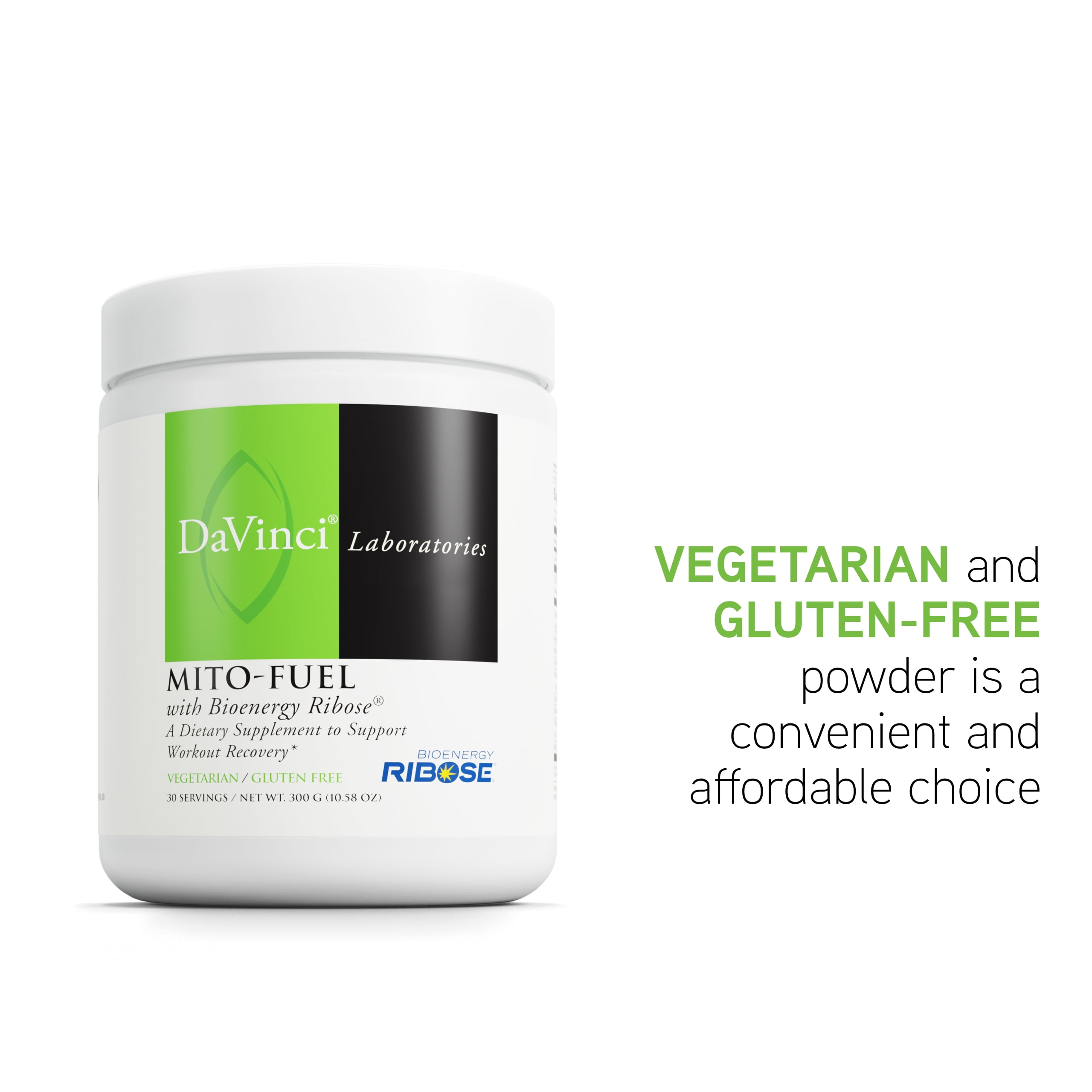 Mito-Fuel With Bioenergy Ribose, 10.58 oz (300 g), DaVinci Laboratories of Vermont