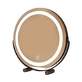 thumbnail image 1 of Vanity Mirror with Lights LED Plastic 3 Color Modes 5X Magnification 360°Rotation Round for Bedroom Tabletop Daily Makeup, 1 of 1